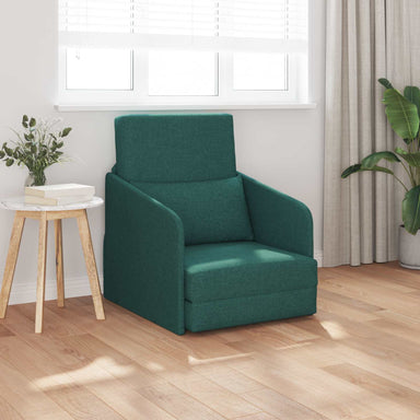 Slaapbank Donkergroen 65 x 80 x 83 cm Stof