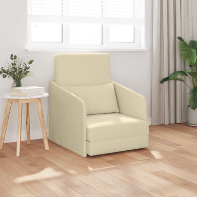Slaapbank Crème 65 x 80 x 83 cm Stof