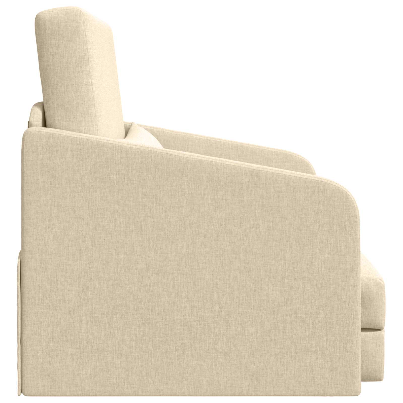 Slaapbank Crème 65 x 80 x 83 cm Stof