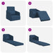 Slaapbank Blauw 65 x 80 x 83 cm Stof