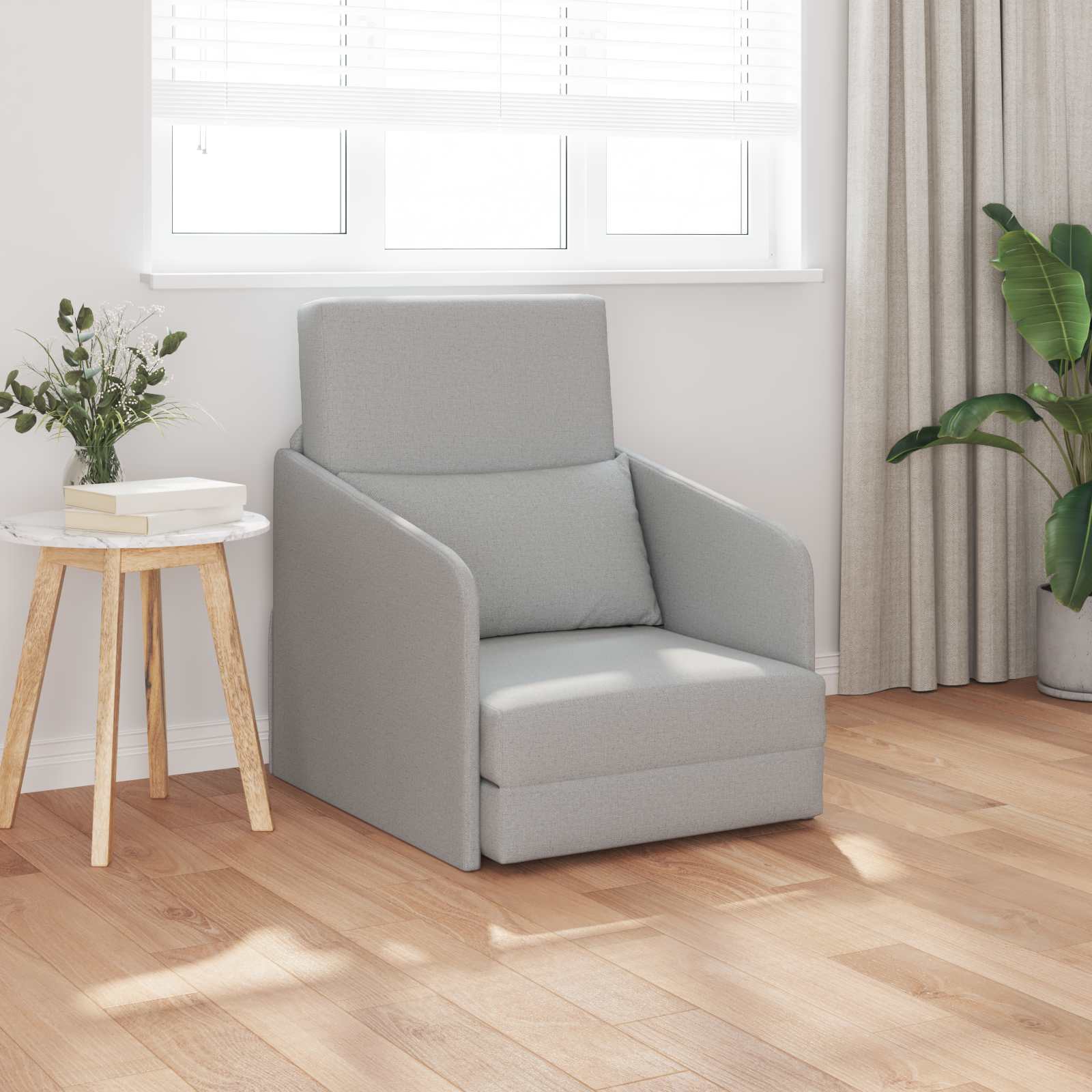 Slaapbank Wolkengrijs 65 x 80 x 83 cm Stof