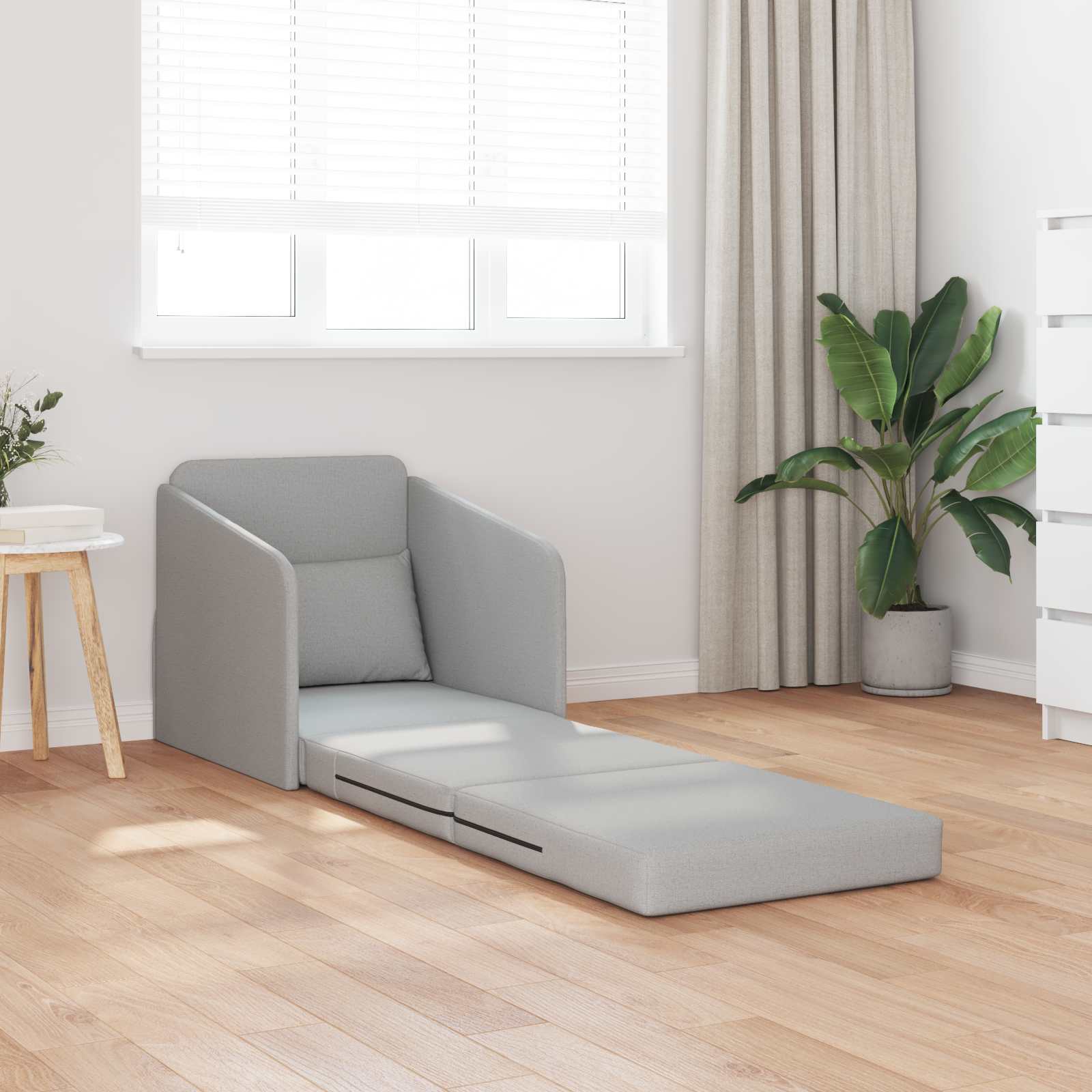 Slaapbank Wolkengrijs 65 x 80 x 83 cm Stof