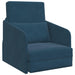 Slaapbank Blauw 65 x 80 x 83 cm Fluweel