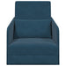Slaapbank Blauw 65 x 80 x 83 cm Fluweel
