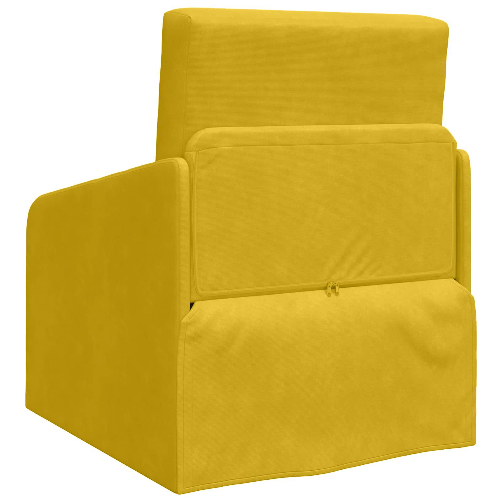 Slaapbank Geel 65 x 80 x 83 cm Fluweel