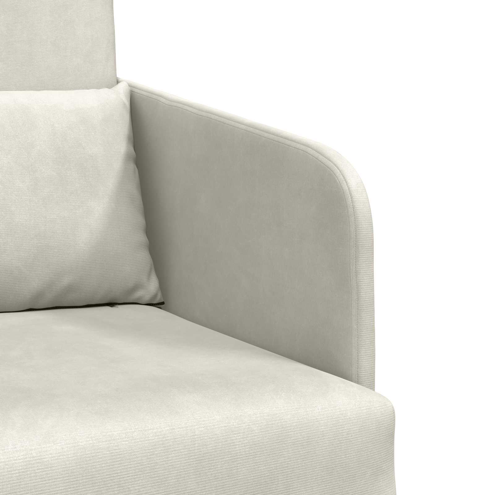 Slaapbank Crème 65 x 80 x 83 cm Fluweel