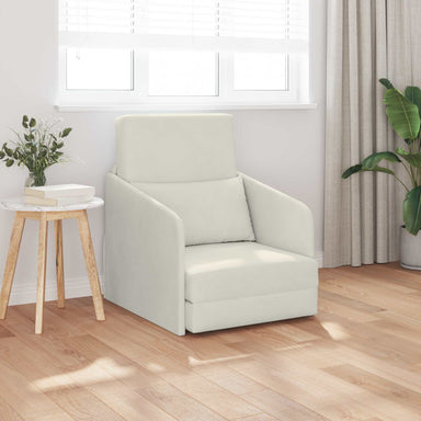 Slaapbank Crème 65 x 80 x 83 cm Fluweel