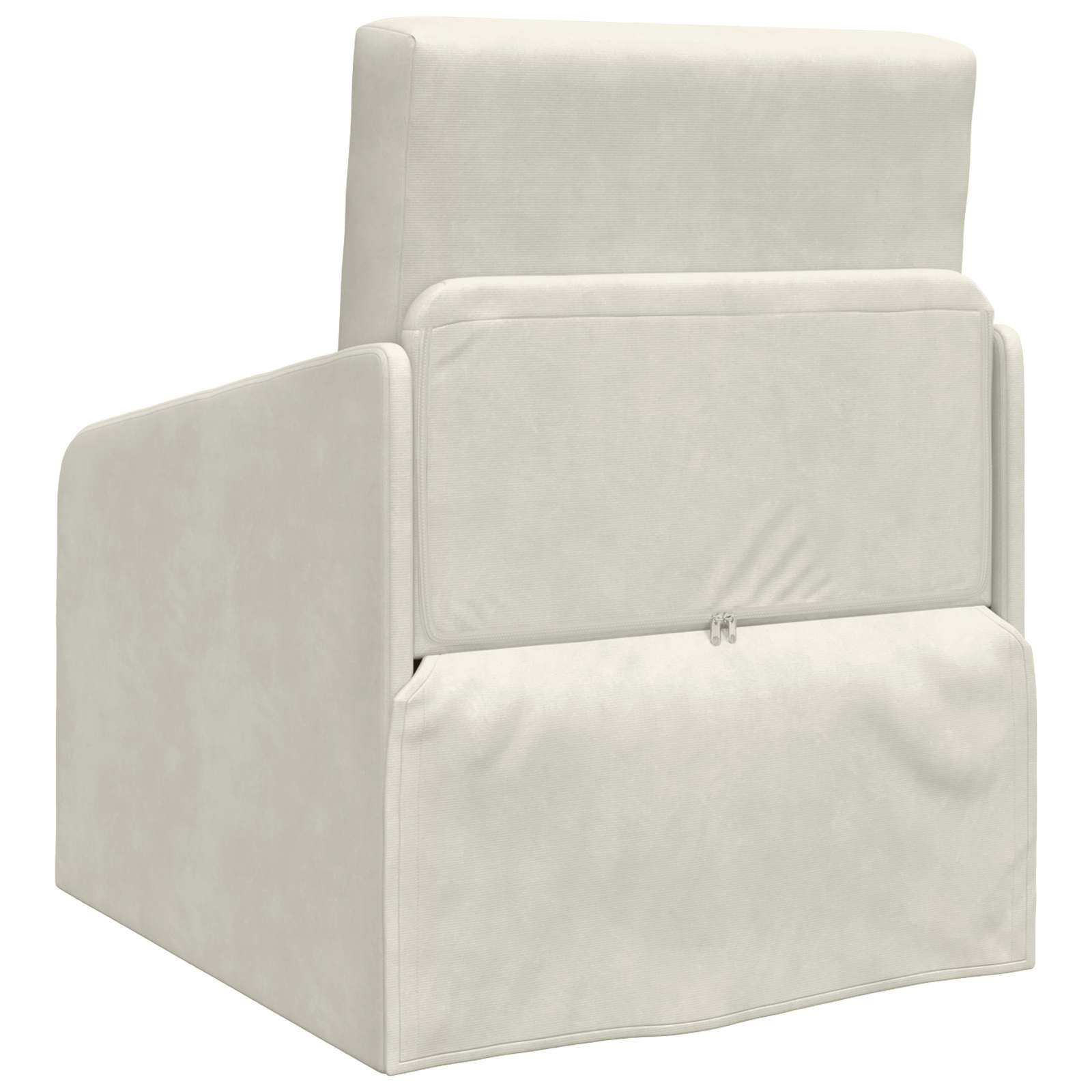Slaapbank Crème 65 x 80 x 83 cm Fluweel
