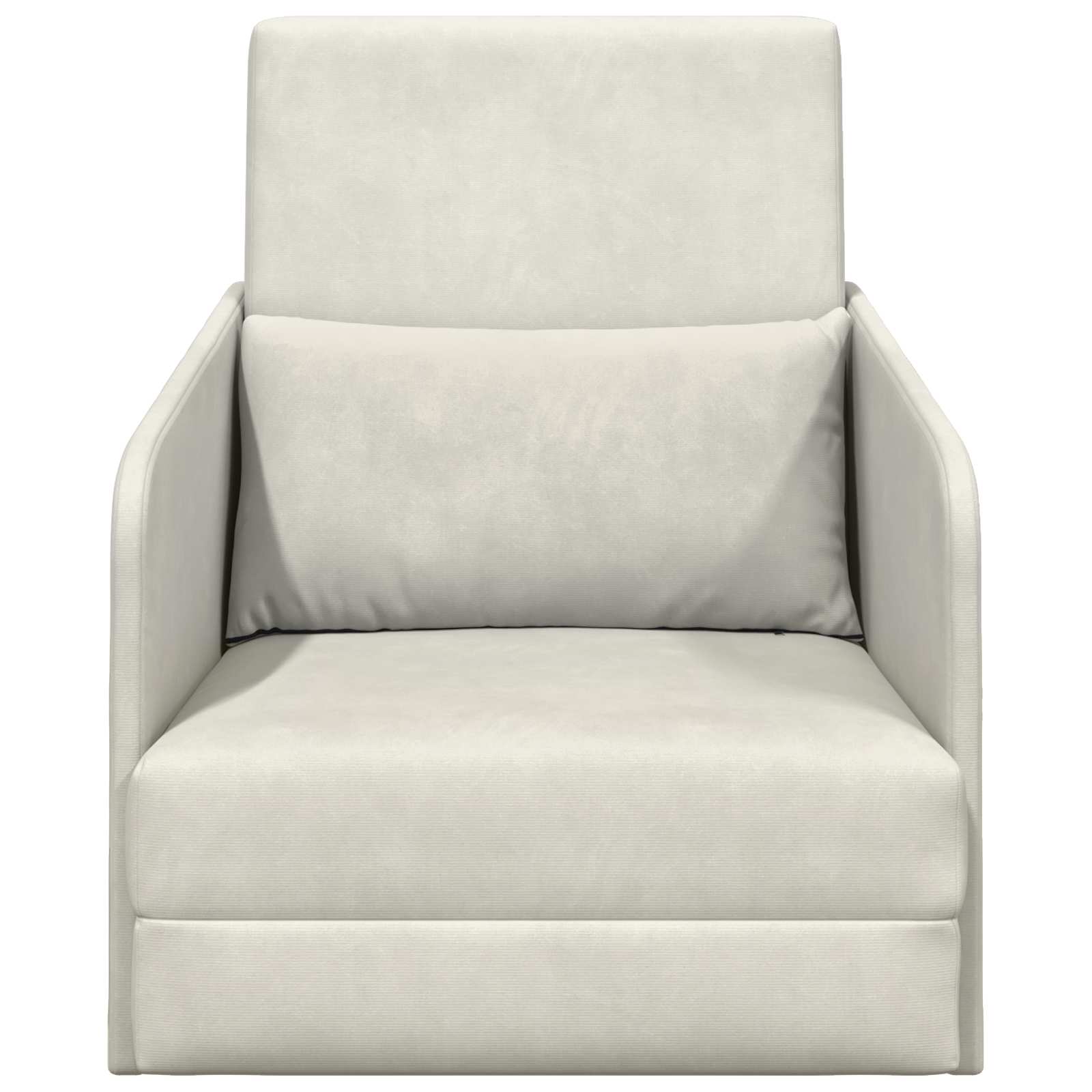 Slaapbank Crème 65 x 80 x 83 cm Fluweel