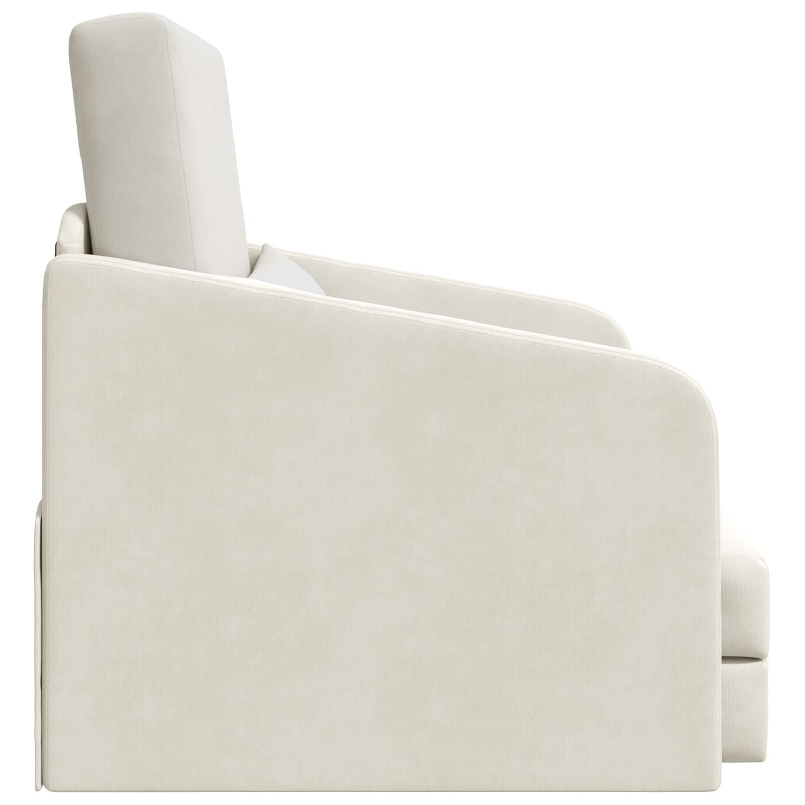 Slaapbank Crème 65 x 80 x 83 cm Fluweel