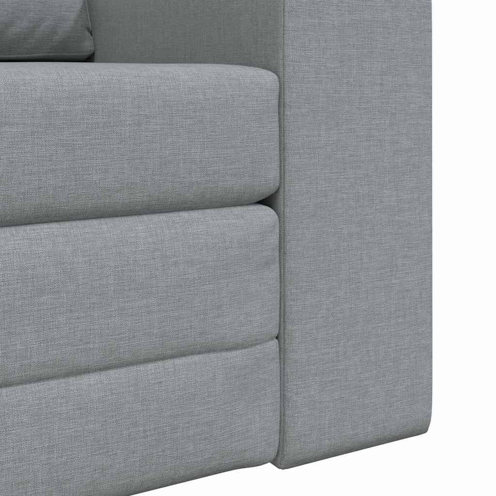Slaapbank Lichtgrijs 98 x 71 x 83 cm Stof