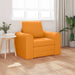 Slaapbank Donkergeel 98 x 71 x 83 cm Stof
