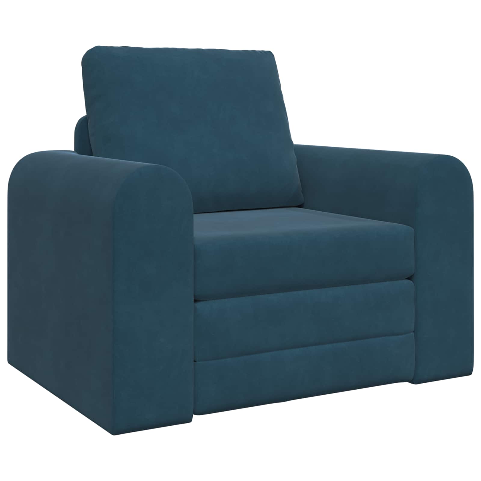 Slaapbank Blauw 98 x 71 x 83 cm Fluweel