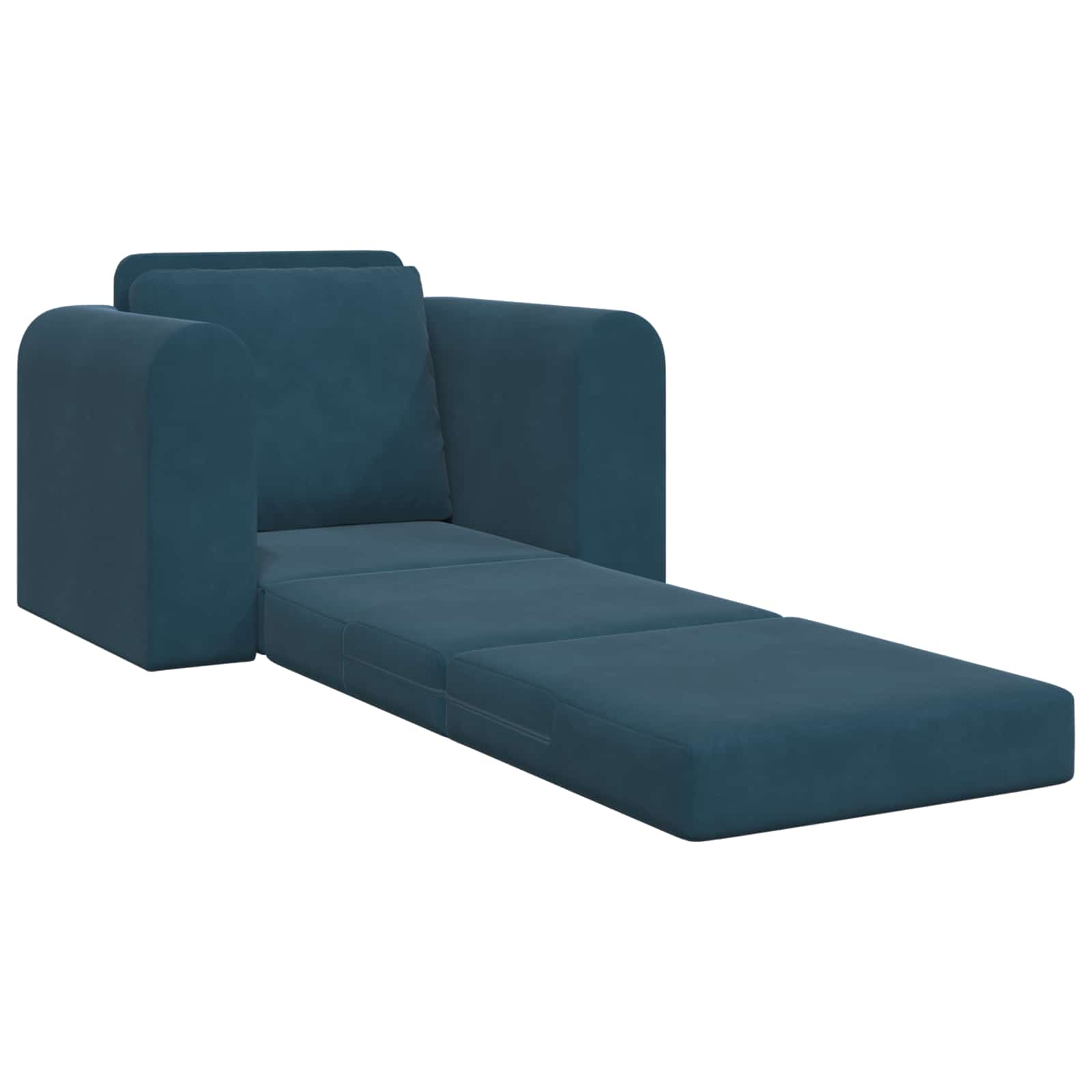 Slaapbank Blauw 98 x 71 x 83 cm Fluweel