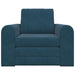 Slaapbank Blauw 98 x 71 x 83 cm Fluweel