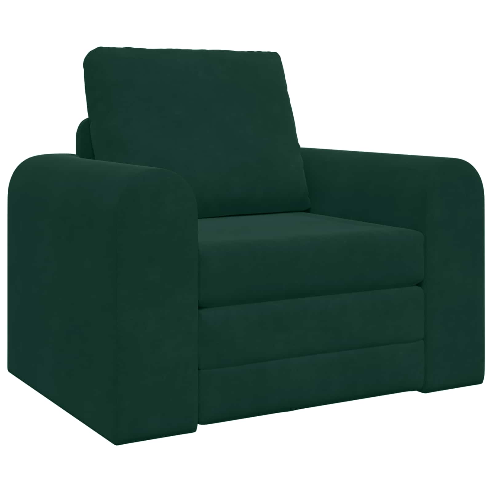Slaapbank Donkergroen 98 x 71 x 83 cm Fluweel