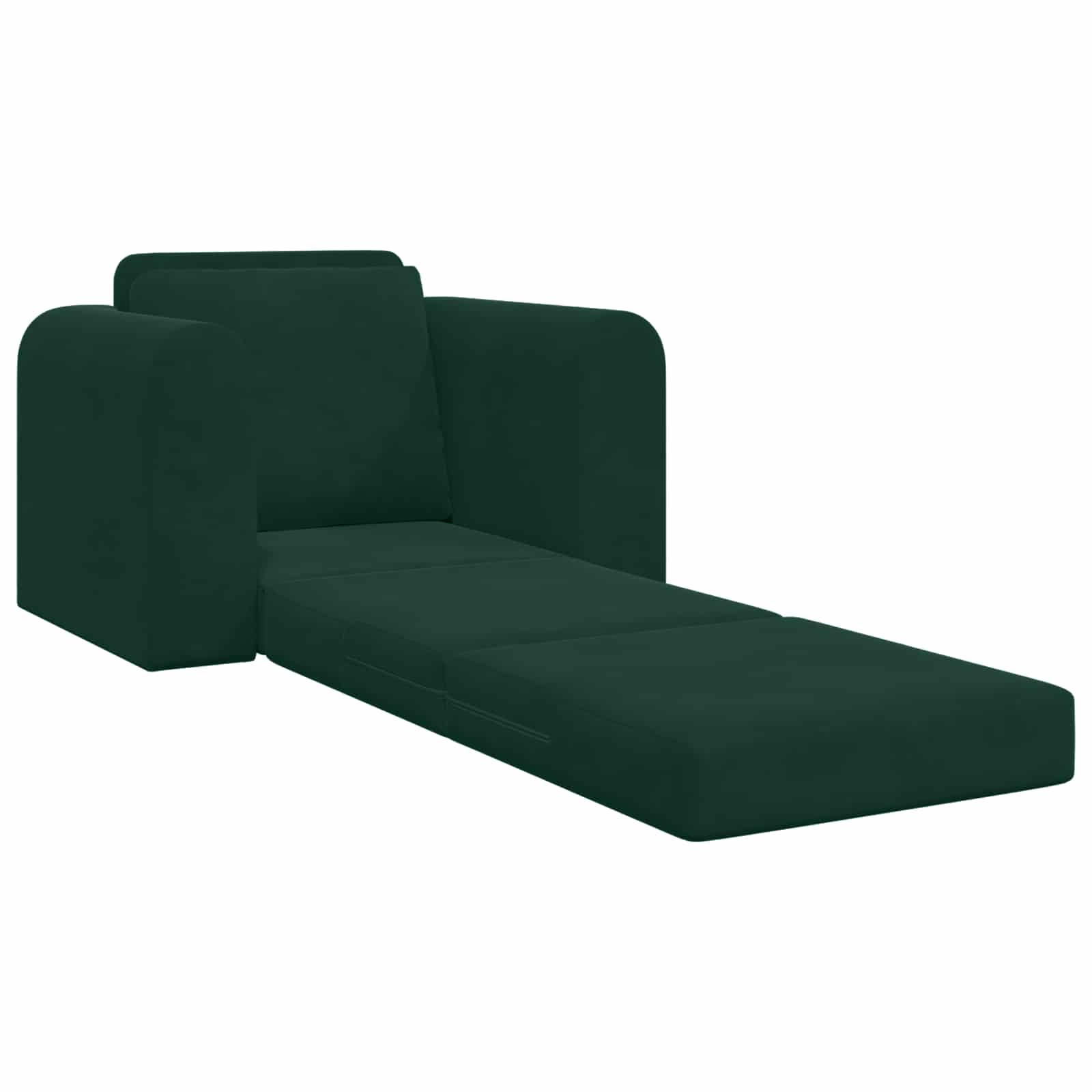Slaapbank Donkergroen 98 x 71 x 83 cm Fluweel
