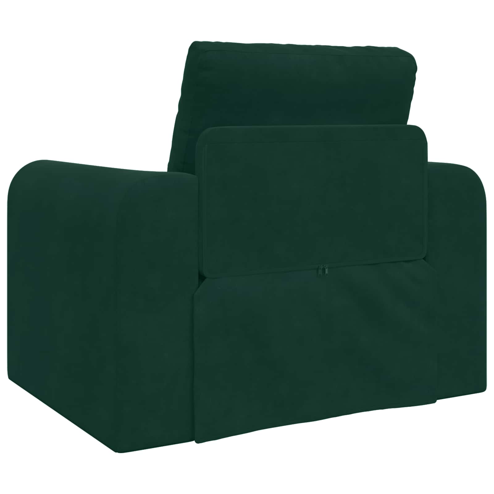 Slaapbank Donkergroen 98 x 71 x 83 cm Fluweel