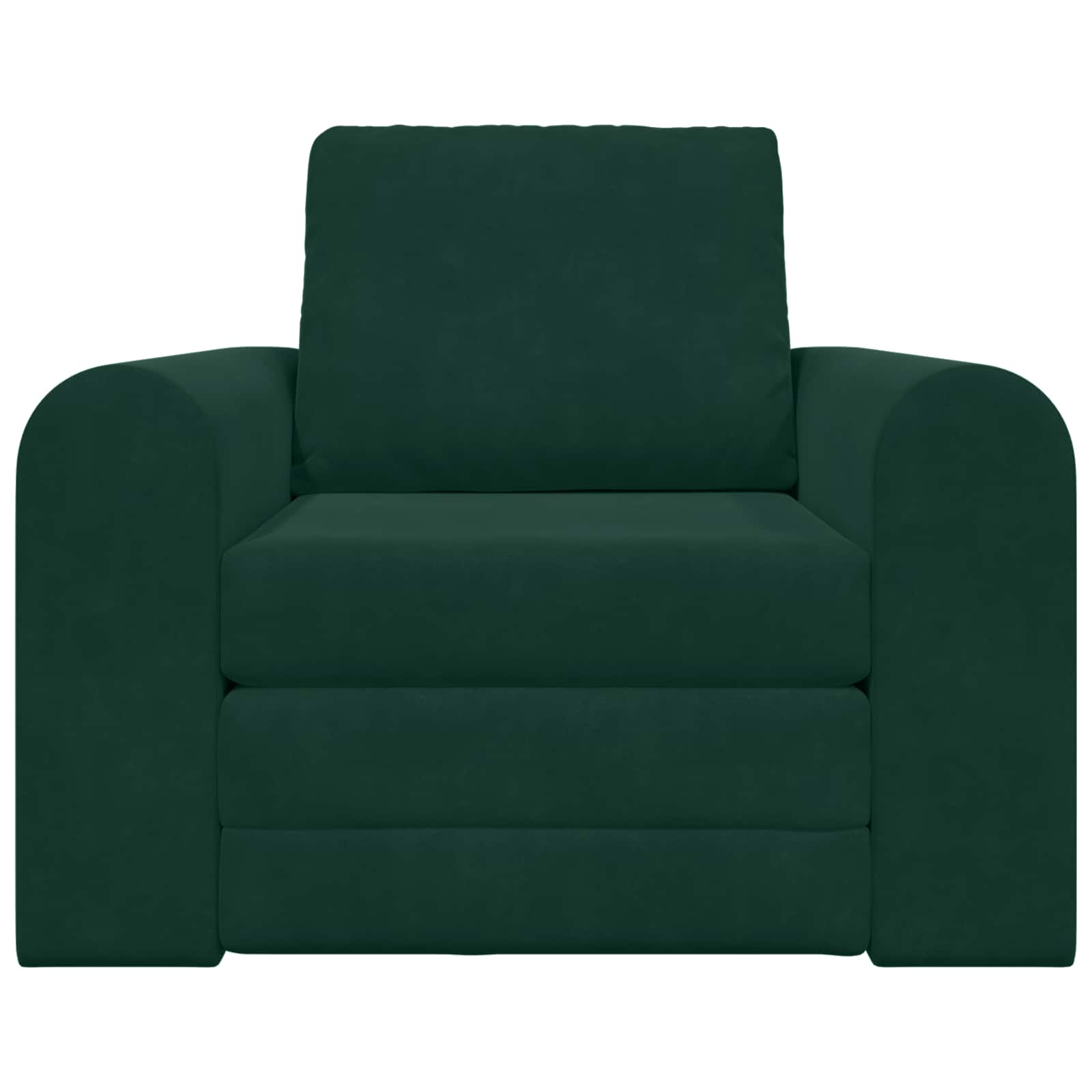 Slaapbank Donkergroen 98 x 71 x 83 cm Fluweel