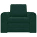 Slaapbank Donkergroen 98 x 71 x 83 cm Fluweel
