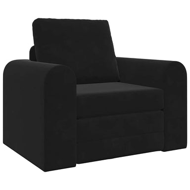 Slaapbank Zwart 98 x 71 x 83 cm Fluweel