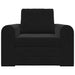 Slaapbank Zwart 98 x 71 x 83 cm Fluweel
