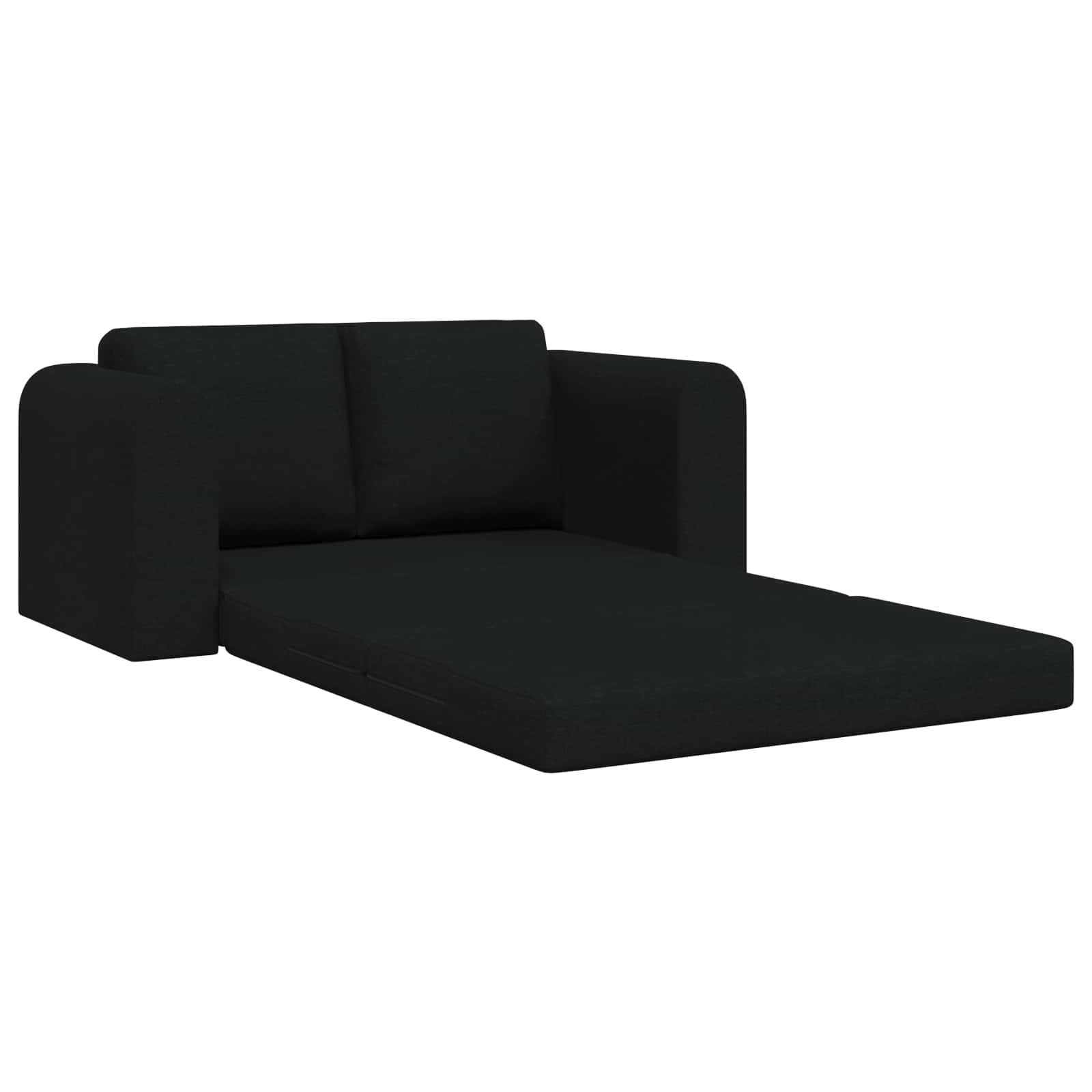 Slaapbank 60cm Zwart Stof