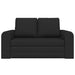 Slaapbank 60cm Zwart Stof