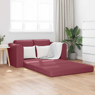 Slaapbank 60cm Wijnrood Stof