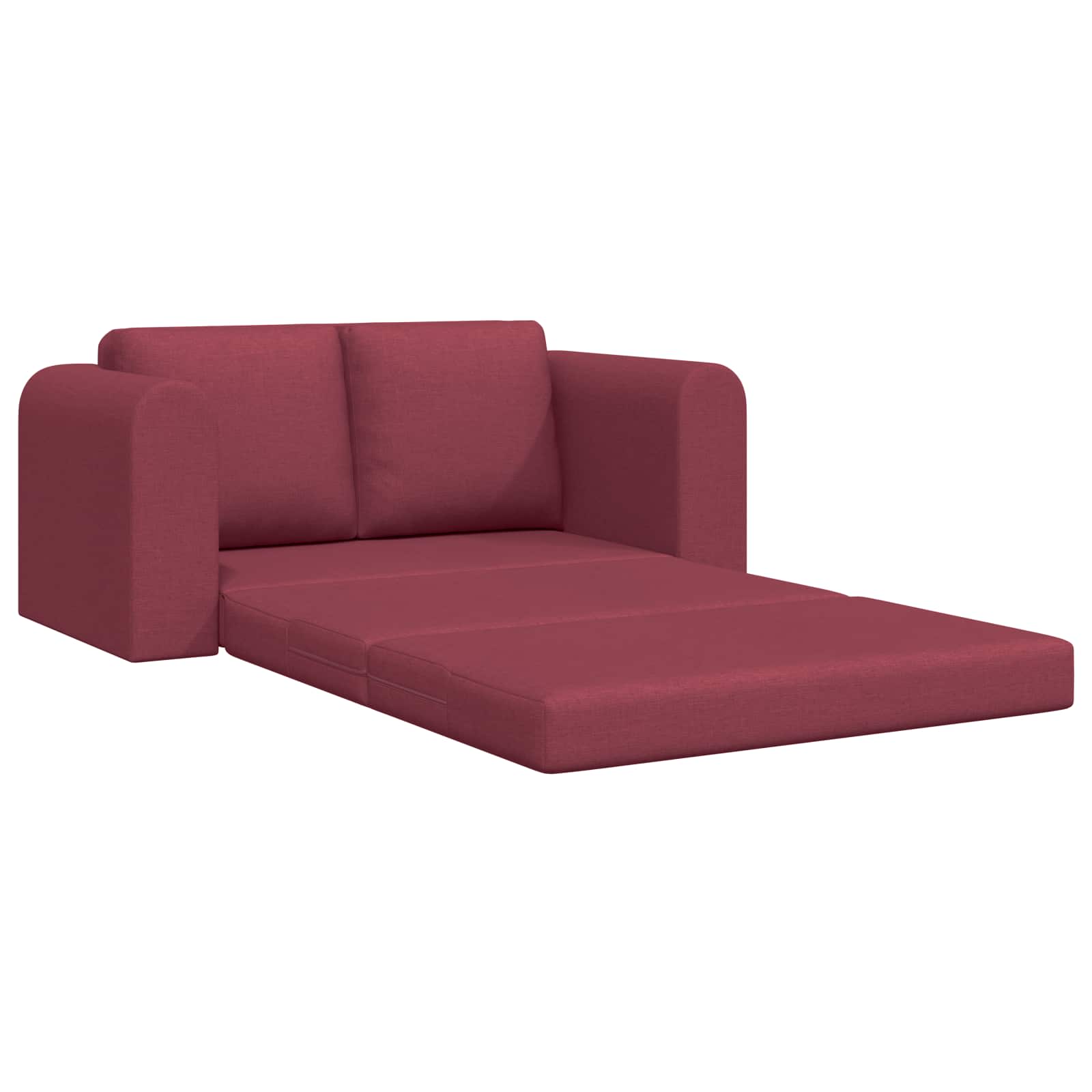 Slaapbank 60cm Wijnrood Stof