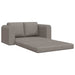 Slaapbank 60cm Taupe Stof