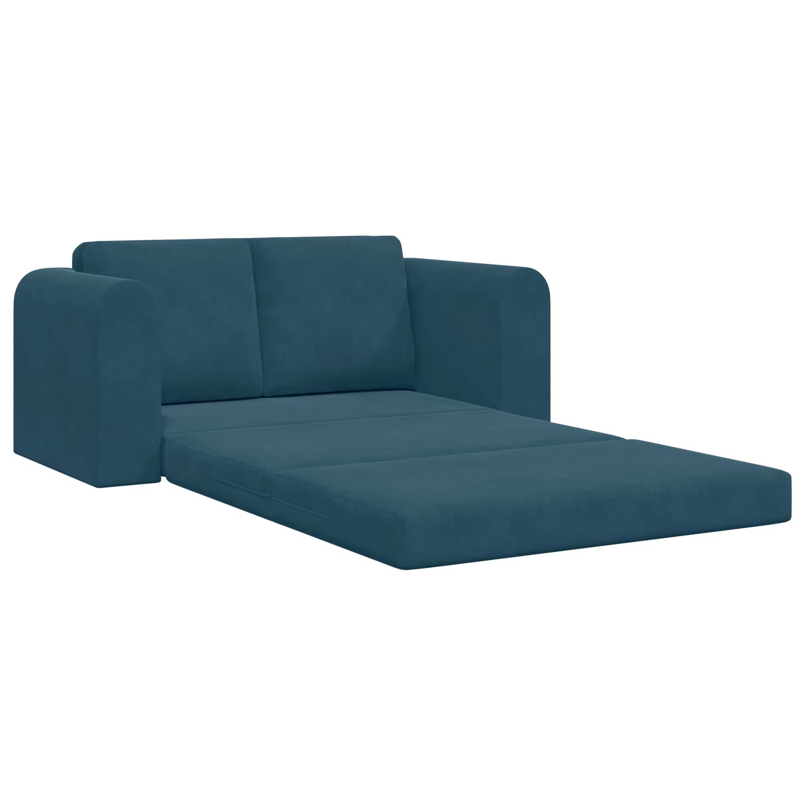 Slaapbank Blauw 148 x 71 x 83 cm Fluweel