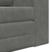Slaapbank Donkergrijs 148 x 71 x 83 cm Fluweel