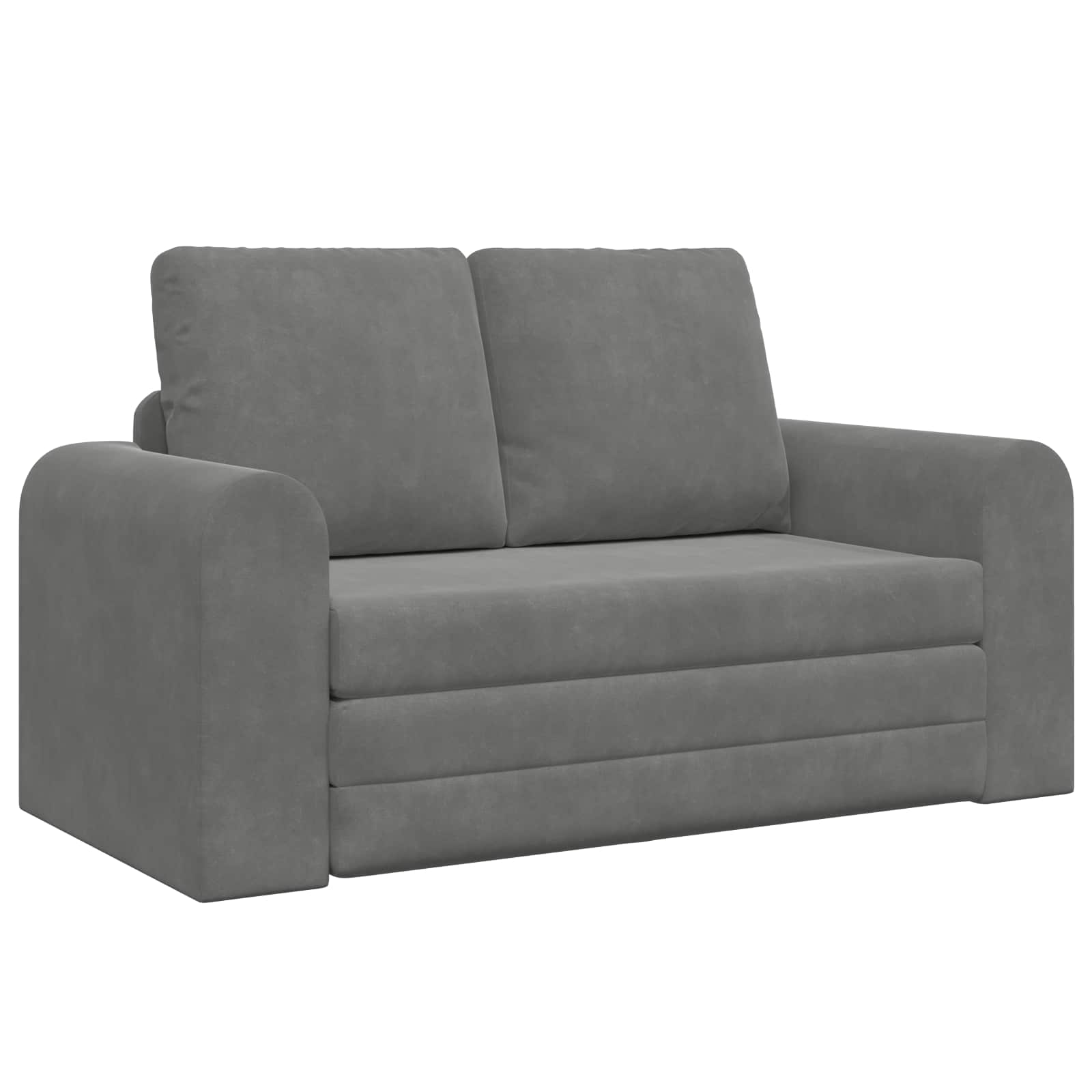 Slaapbank Donkergrijs 148 x 71 x 83 cm Fluweel