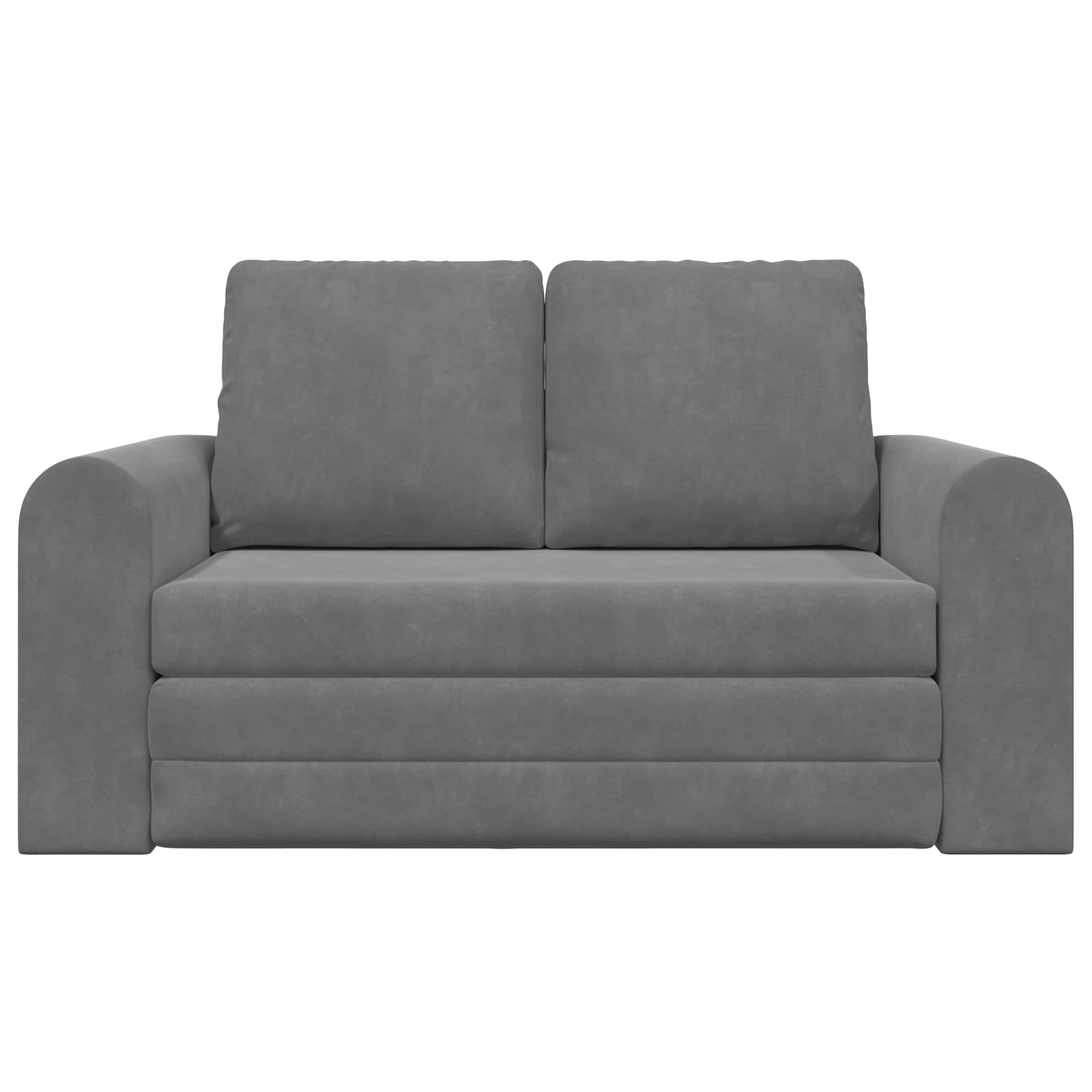 Slaapbank Donkergrijs 148 x 71 x 83 cm Fluweel