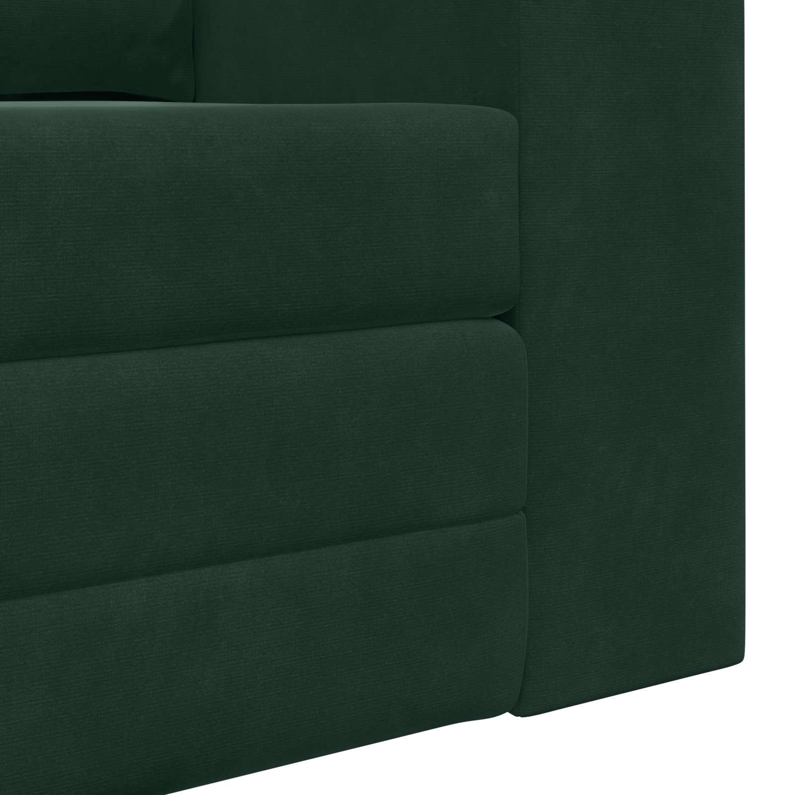 Slaapbank Donkergroen 148 x 71 x 83 cm Fluweel