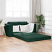 Slaapbank Donkergroen 148 x 71 x 83 cm Fluweel