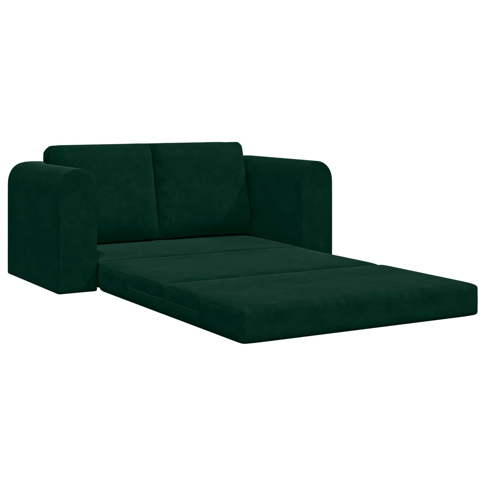 Slaapbank Donkergroen 148 x 71 x 83 cm Fluweel