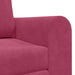 Slaapbank Wijnrood 148 x 71 x 83 cm Fluweel