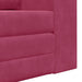 Slaapbank Wijnrood 148 x 71 x 83 cm Fluweel