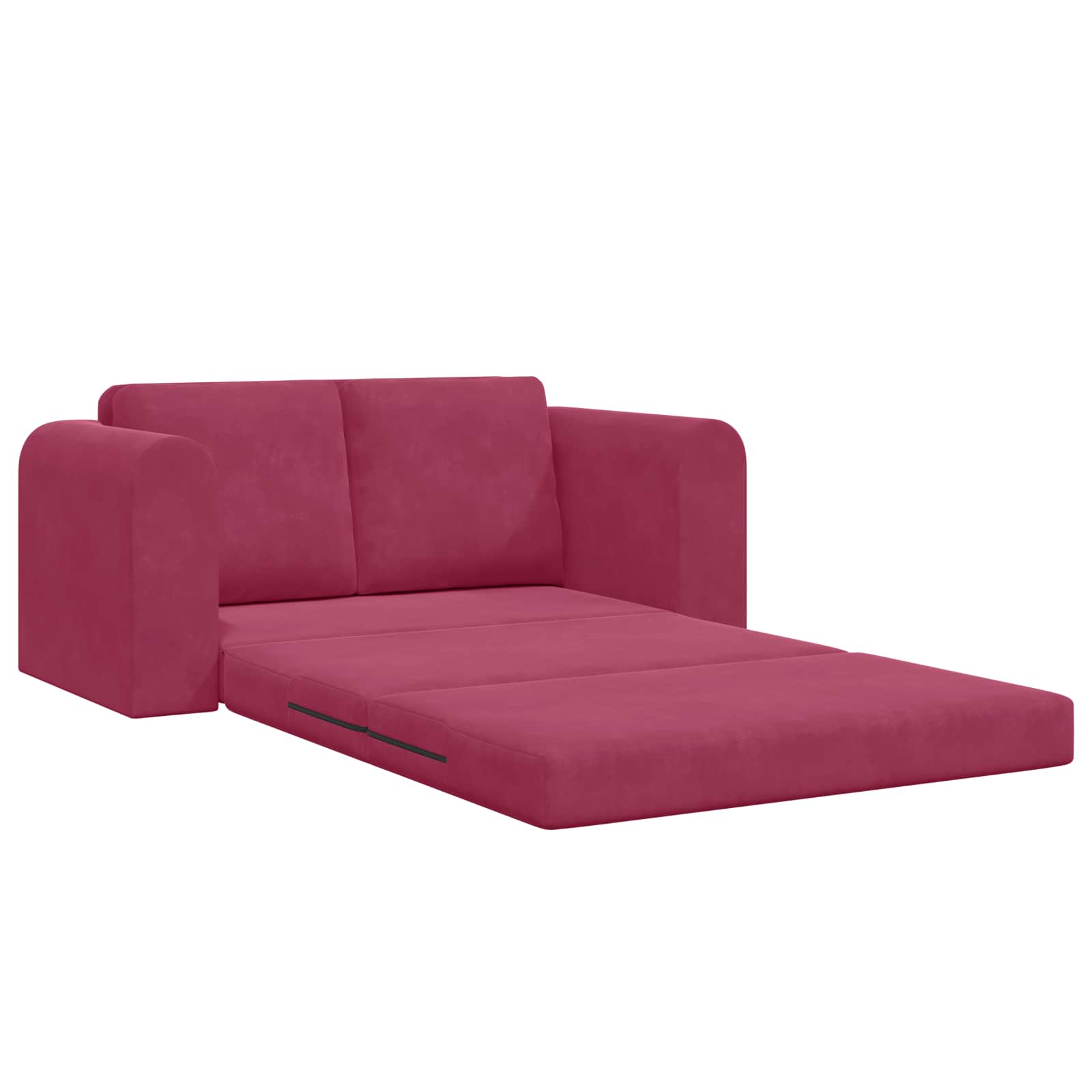 Slaapbank Wijnrood 148 x 71 x 83 cm Fluweel