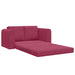 Slaapbank Wijnrood 148 x 71 x 83 cm Fluweel