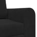 Slaapbank Zwart 148 x 71 x 83 cm Fluweel