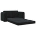 Slaapbank Zwart 148 x 71 x 83 cm Fluweel