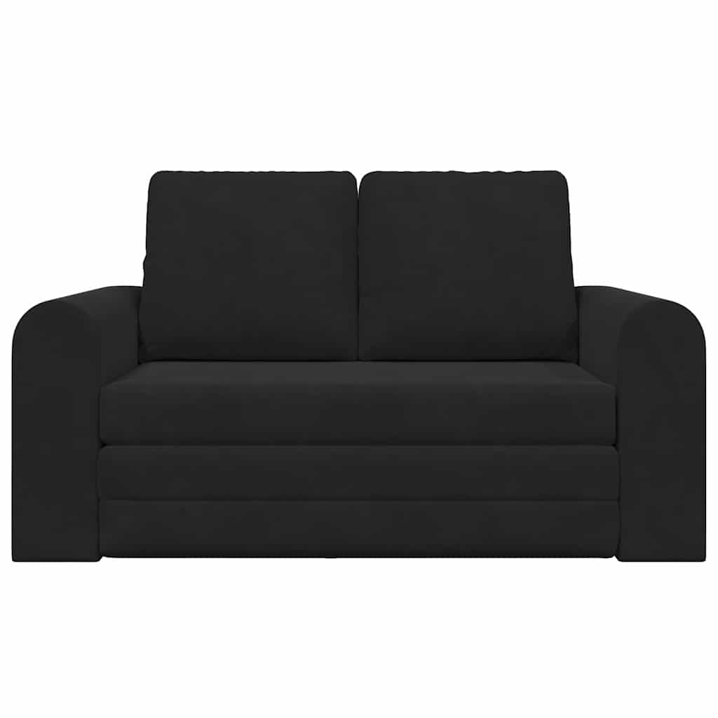 Slaapbank Zwart 148 x 71 x 83 cm Fluweel