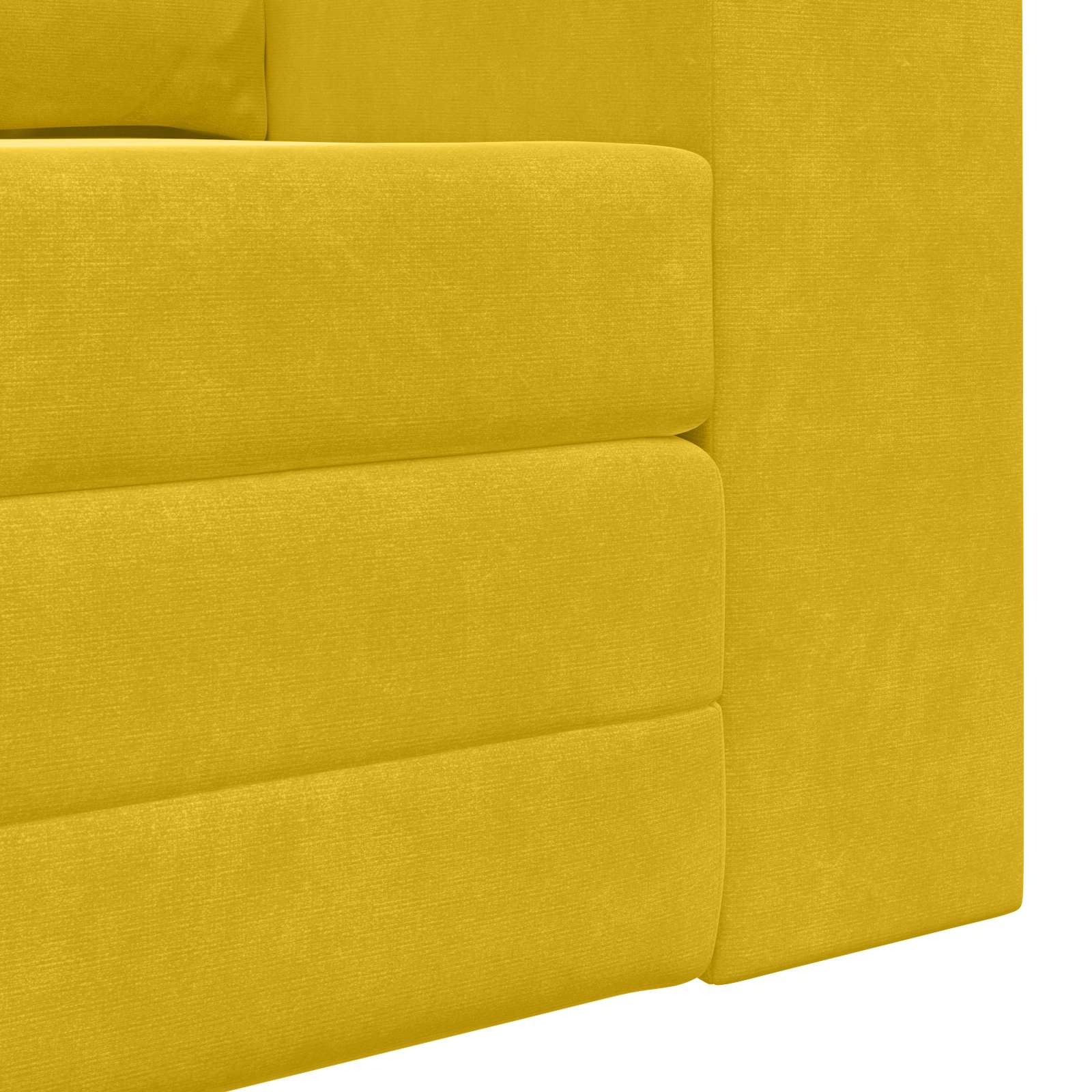 Slaapbank Geel 148 x 71 x 83 cm Fluweel