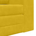 Slaapbank Geel 148 x 71 x 83 cm Fluweel