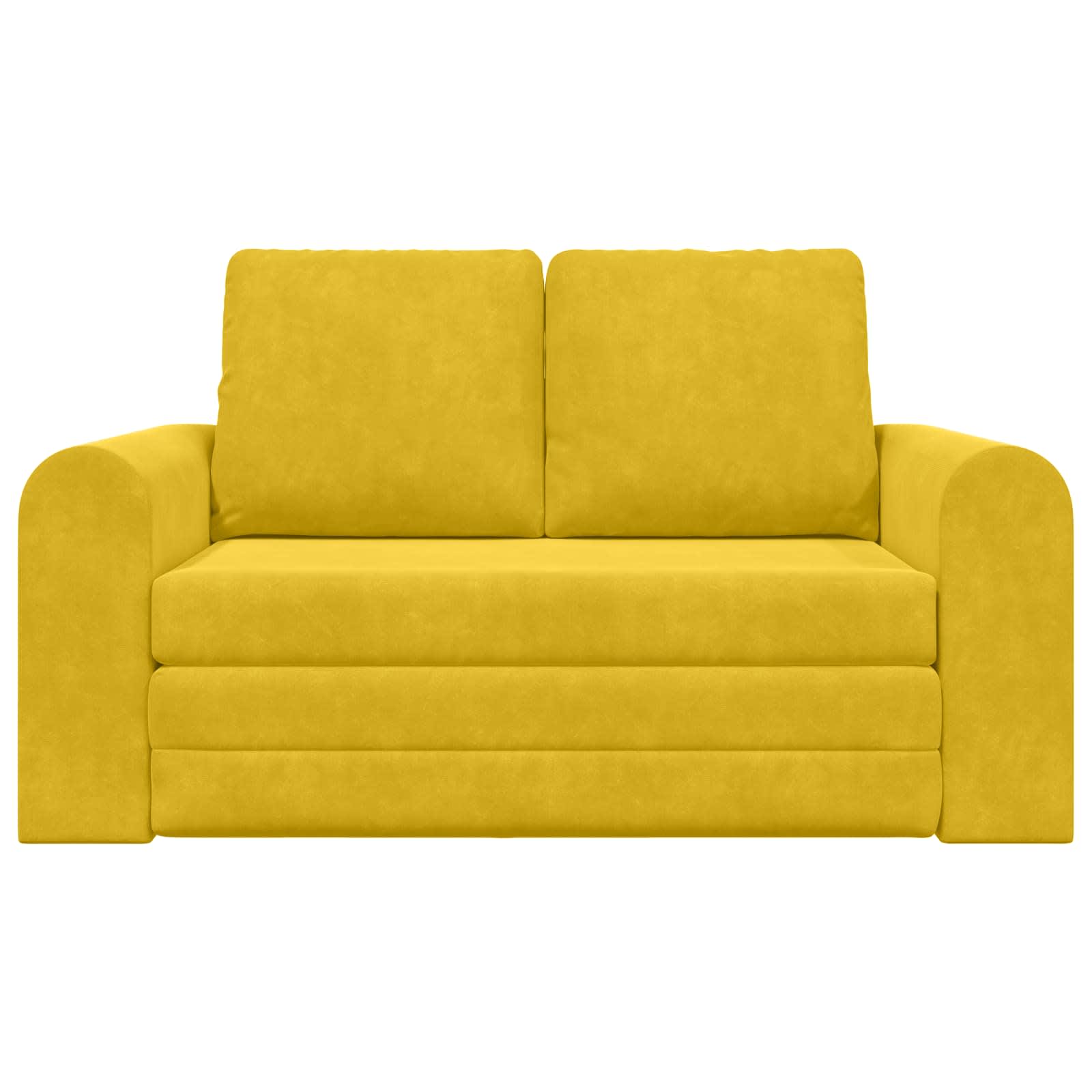 Slaapbank Geel 148 x 71 x 83 cm Fluweel