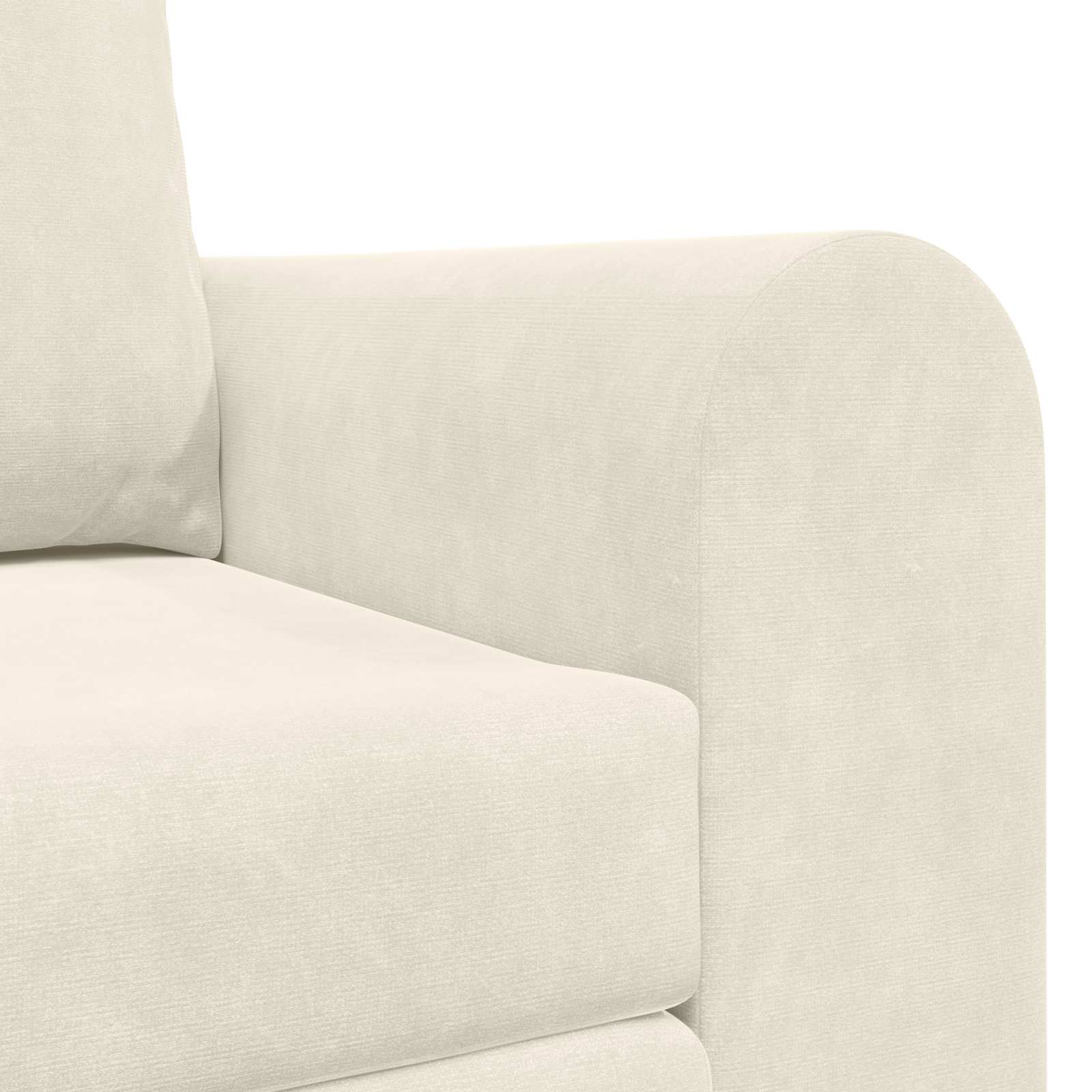 Slaapbank Crème 148 x 71 x 83 cm Fluweel