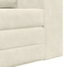 Slaapbank Crème 148 x 71 x 83 cm Fluweel